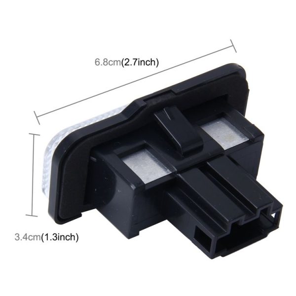 2 PCS Canbus License Plate Light with 24 SMD-3528 Lamps for Benz - Image 3