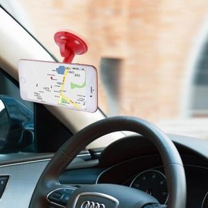 Cupula Universal Car Air Vent Mount Phone Holder, For iPhone, Samsung, Huawei, Xiaomi, HTC and Other Smartphones (Red)