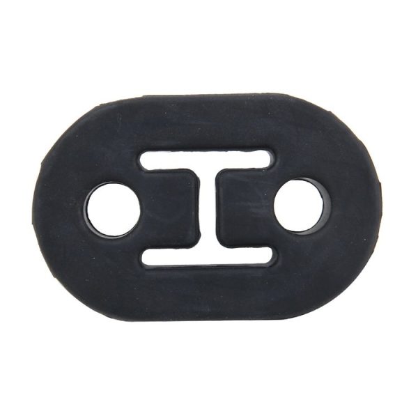 Universal Car Two Holes Adjustable Rubber Mounting Bracket Exhaust Tube Hanging Rubber Tube Car Exhaust Pipe Hanging Shackle Hanging Exhaust Hanging From Ear (Black) - Image 4