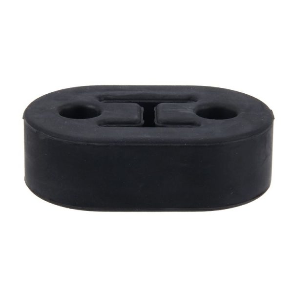 Universal Car Two Holes Adjustable Rubber Mounting Bracket Exhaust Tube Hanging Rubber Tube Car Exhaust Pipe Hanging Shackle Hanging Exhaust Hanging From Ear (Black) - Image 5