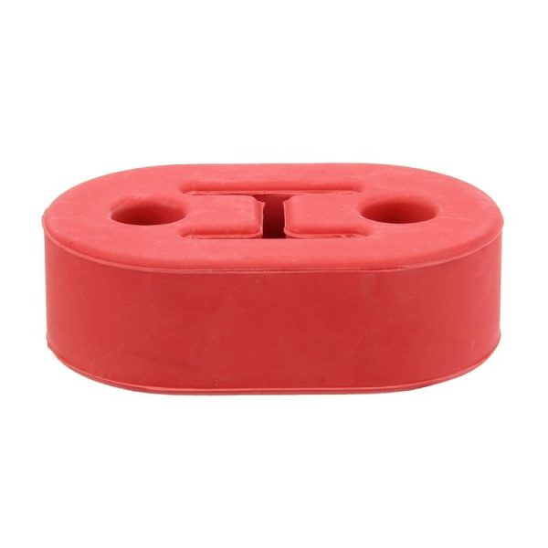 Universal Car Two Holes Adjustable Rubber Mounting Bracket Exhaust Tube Hanging Rubber Tube Car Exhaust Pipe Hanging Shackle Hanging Exhaust Hanging From Ear (Red) - Image 5