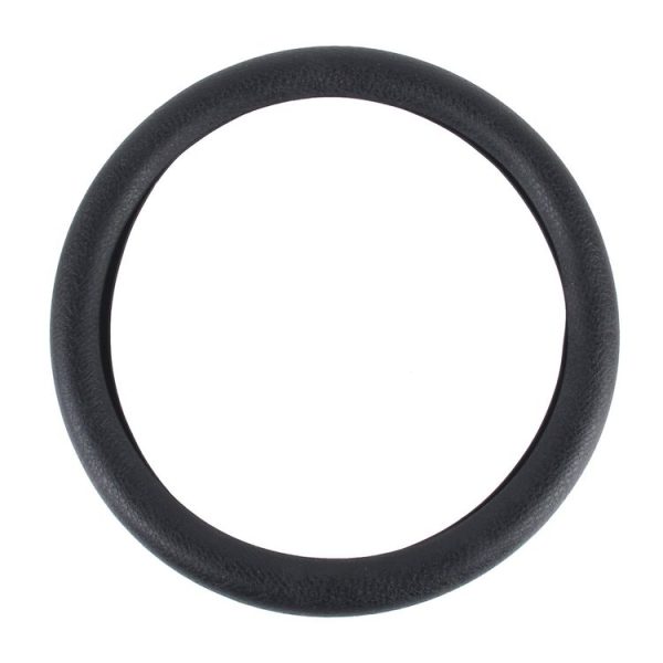 Crocodile Texture Universal Rubber Car Steering Wheel Cover For 34-48cm Wheel (Black) - Image 2