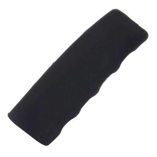 Rubber Car Hand Brake Cover Shift Knob Gear Stick Cushion Cover Car Accessory Interior Decoration Pad (Black) - Image 2
