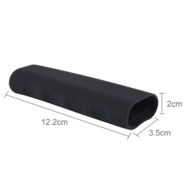 Rubber Car Hand Brake Cover Shift Knob Gear Stick Cushion Cover Car Accessory Interior Decoration Pad (Black) - Image 5