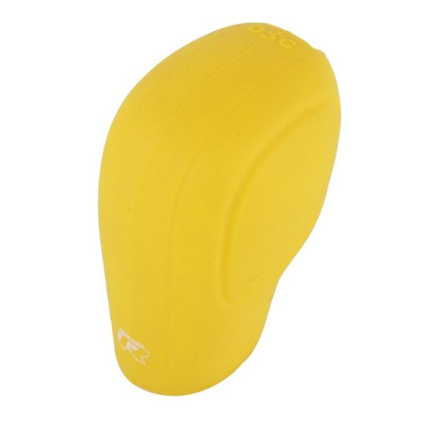 Rubber Car Hand Brake Head Cover Shift Knob Gear Stick Cushion Cover Car Accessory Interior Decoration Pad (Yellow) - Image 2