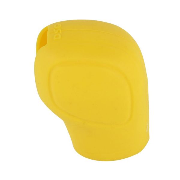 Rubber Car Hand Brake Head Cover Shift Knob Gear Stick Cushion Cover Car Accessory Interior Decoration Pad (Yellow) - Image 3