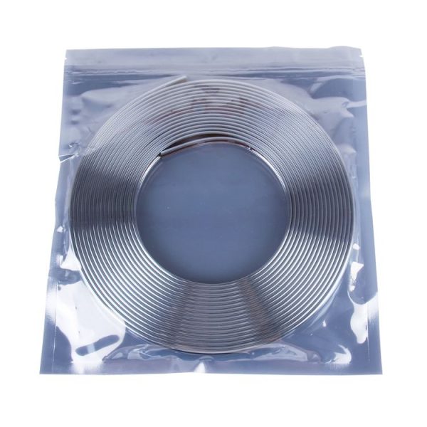 2m High Quality Car Headlight External Frame Decorative Strip Car Wheel Hub Trim Mouldings Shining Decoration Strip Automobile Network Decorative Strip (Silver) - Image 6