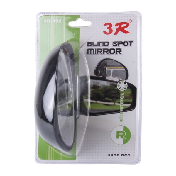 3R-092 Car Blind Spot Right Rear View Wide Angle Adjustable Mirror (Black) - Image 5