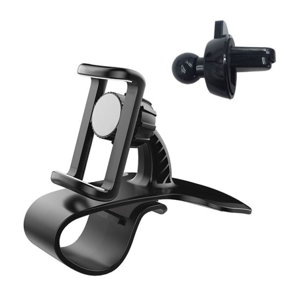 Multi-function Vehicle Navigation Frame Dashboard Car Mount Phone Holder, with Air Outlet - Image 2