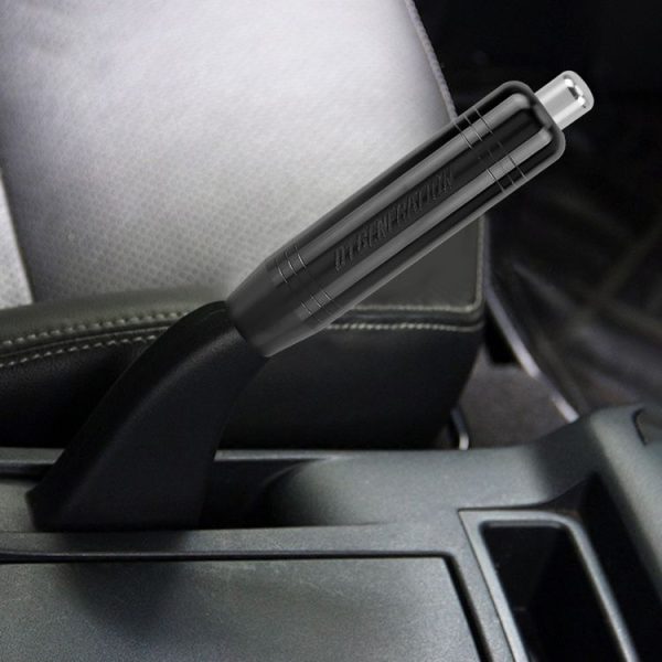 Universal Car Decorative Strip Hand Brake Lever Protective Cover (Black) - Image 6