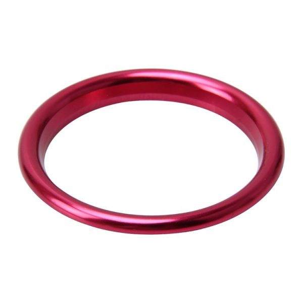 4 PCS Car Outlet Decorative Rings Aluminum Alloy Air Outlet Chrome Trim Ring Car Dashboard Air Vents Cover Sticker Decoration for Audi A3 (Magenta) - Image 5