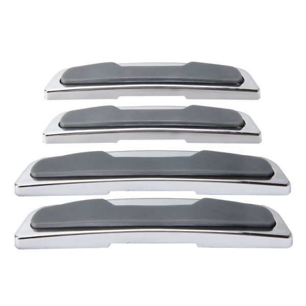 4 PCS Car Door Side Guard Anti Crash Strip Car Exterior Avoid Bumps Collsion Impact Protector Fashion Design Car Sticker (Grey) - Image 2
