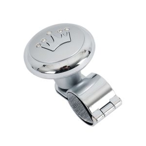 Car Auto Universal Steering Wheel Spinner Knob Auxiliary Booster Aid Control Handle Car Steering Wheel Booster Wheel Strengthener Auto Spinner Knob Ball