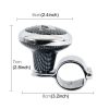 Car Auto Universal Steering Wheel Spinner Knob Auxiliary Booster Aid Control Handle Car Steering Wheel Booster Wheel Strengthener Auto Spinner Knob Ball - Image 4