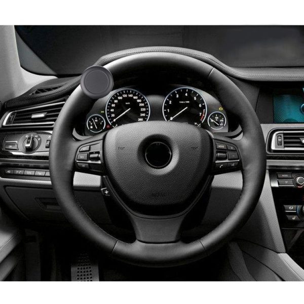 Car Auto Universal Alloy Steering Wheel Spinner Knob Auxiliary Booster Aid Control Handle Car Steering Wheel Booster Wheel Strengthener Auto Spinner Knob Ball - Image 5