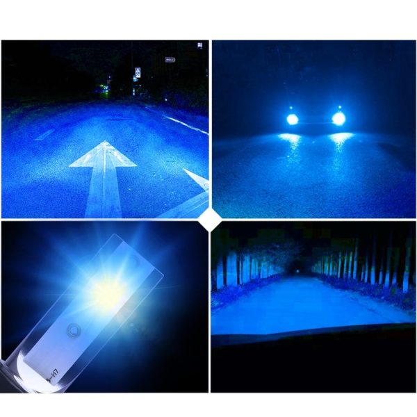 2 PCS H7 18W 1800 LM 8000K IP68 Casnbus Constant Current Car LED Headlight with 2 COB Lamps, DC 9-36V (Ice Blue Light) - Image 11
