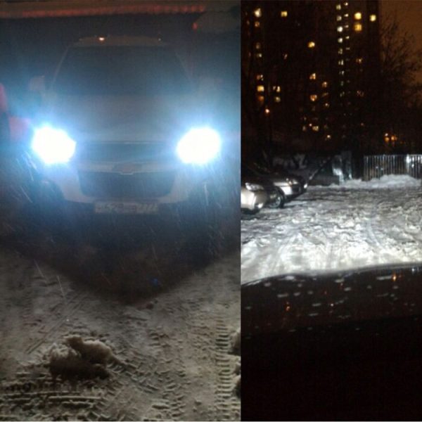2 PCS 9006 18W 1800 LM 6000K IP68 Casnbus Constant Current Car LED Headlight with 2 COB Lamps, DC 9-36V (White Light) - Image 6
