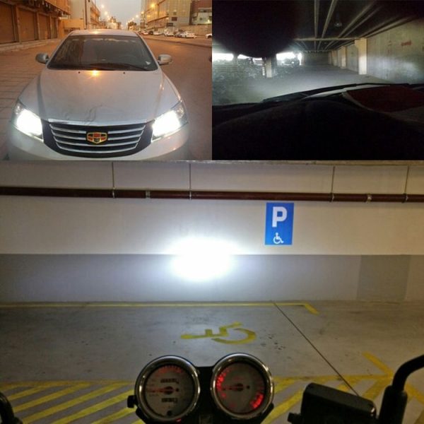 2 PCS 9006 18W 1800 LM 6000K IP68 Casnbus Constant Current Car LED Headlight with 2 COB Lamps, DC 9-36V (White Light) - Image 7
