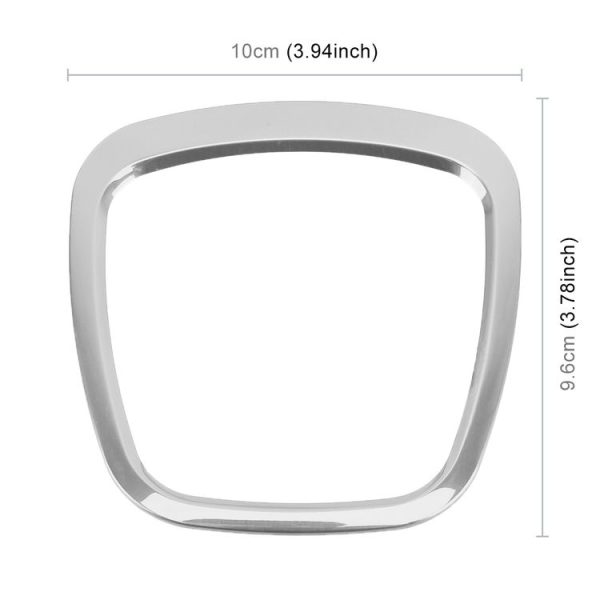 Car Auto Steering Wheel Decorative Ring Cover Trim Sticker Decoration for Audi (Silver) - Image 2