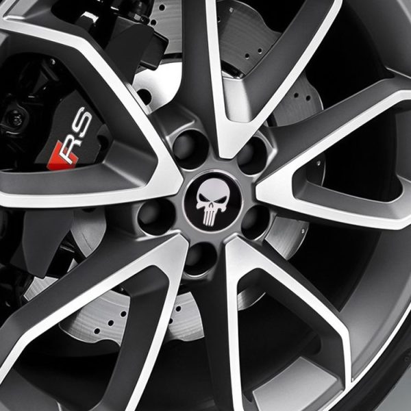 4 PCS Car-Styling Skull Pattern Wheel Hub Decorative Sticker, Diameter: 5.8cm - Image 6