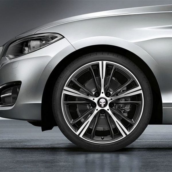 4 PCS Car-Styling Skull Pattern Wheel Hub Decorative Sticker, Diameter: 5.8cm - Image 7