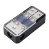 Car Stereo Car Audio Fuse Holder Insurance 60A Car Audio Fuse Holder 1 in 2 Ways Car Auto Fuse Holder Blade Fuse Holder for Car Audio