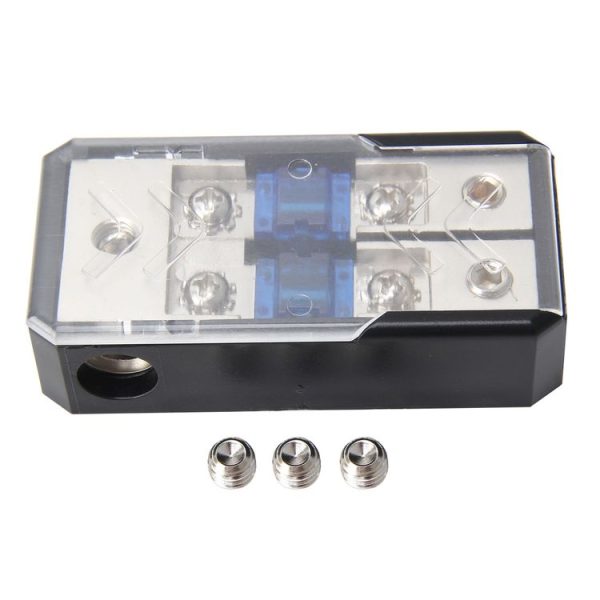 Car Stereo Car Audio Fuse Holder Insurance 60A Car Audio Fuse Holder 1 in 2 Ways Car Auto Fuse Holder Blade Fuse Holder for Car Audio - Image 6