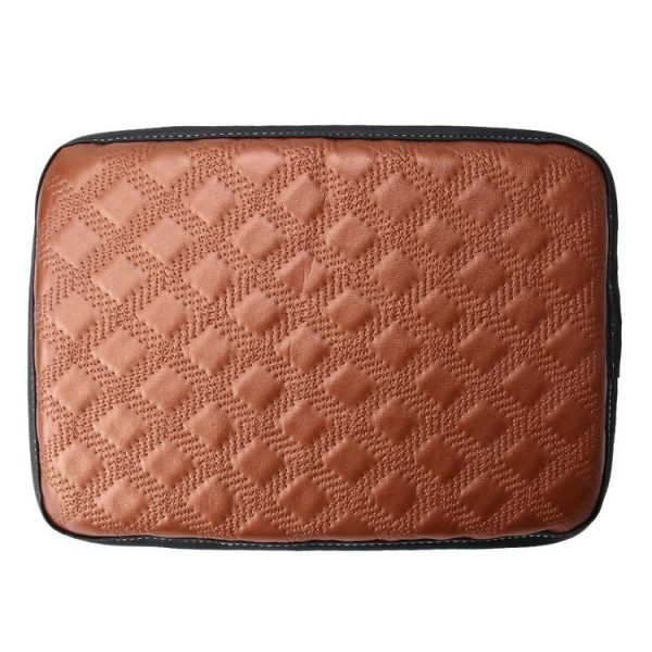Universal Comfortable Automotive Armrest Mats Car Armrests Cover Vehicle Center Console Arm Rest Seat Box Soft Mats Cushion, Size: 29.5*21cm (Brown) - Image 6