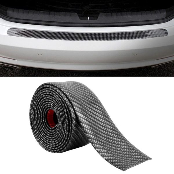 Universal Car Door Threshold Decoration Strip Decorative Sticker, Size: 3CM x 3M (Black)