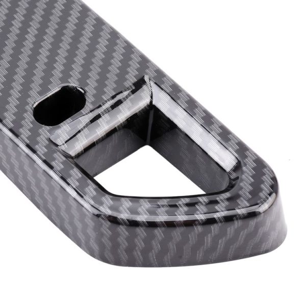 Universal Car License Holder Number Plate Frame Full Carbon Fiber License Plate Holder - Image 4