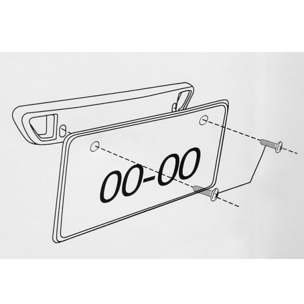 Universal Car License Holder Number Plate Frame Full Carbon Fiber License Plate Holder - Image 7