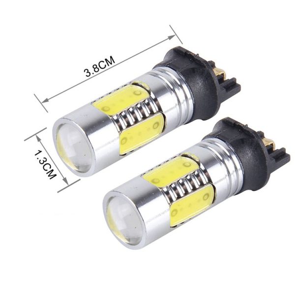 2 PCS PW24W 400 LM 6000K 7.5W Car Fog Light with 5 COB LEDs, DC 12V (White Light) - Image 2