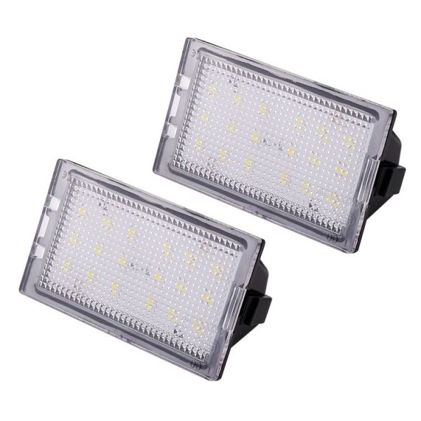 2 PCS DC 12V 3W 150LM 6000K LED License Plate Light 18LEDs SMD-3528 Bulbs Lamps for Land Rover - Image 2