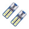 2 PCS T10 / W5W / 168 / 194 DC12V 1.4W 6000K 90LM 12LEDs SMD-3014 Car Reading Lamp Clearance Light, with Decoder - Image 2