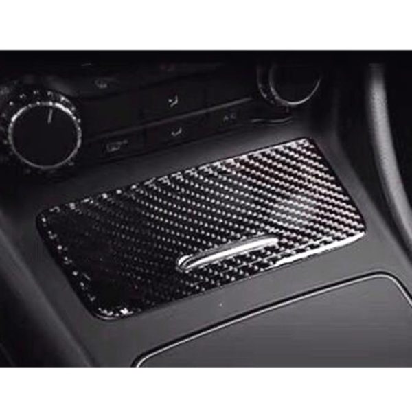 Car Carbon Fiber Ashtray Panel Decorative Sticker for Mercedes-Benz GLA 2015-2018 - Image 6