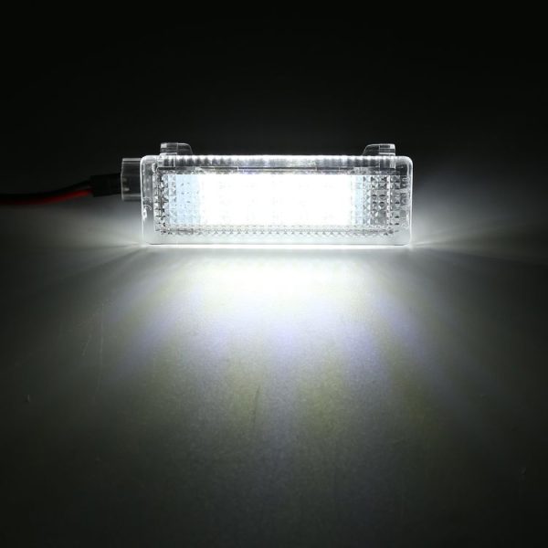 2 PCS LED Car DC 12V 1.5W 6000K 100LM Door Lights 18LEDs SMD-3528 Lamps for BMW E81 (White Light) - Image 7