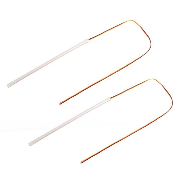 2 PCS 30cm DC12V 3.2W Ultra-thin Car Auto Double Colors Turn Lights / Running Lights (Turn Lights: Yellow Light; Running Lights: White Light) - Image 2
