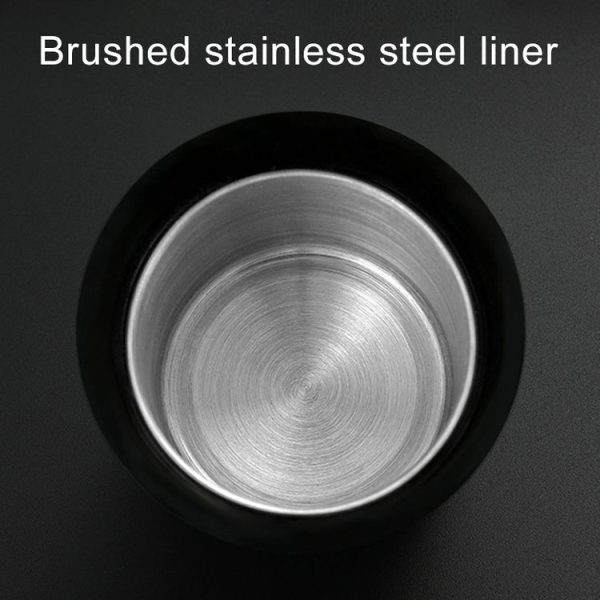 Multi-function Portable Creative LED Car Cigarette Ash Tray Ashtray with Clock (Silver) - Image 7