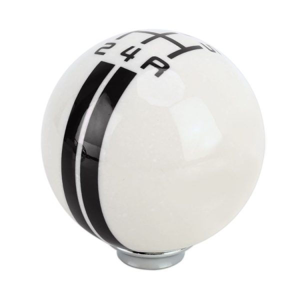 Universal Vehicle Ball Shape Modified Resin Shifter Manual 5-Speed Gear Shift Knob (Black) - Image 2