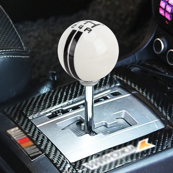 Universal Vehicle Ball Shape Modified Resin Shifter Manual 5-Speed Gear Shift Knob (Black) - Image 7
