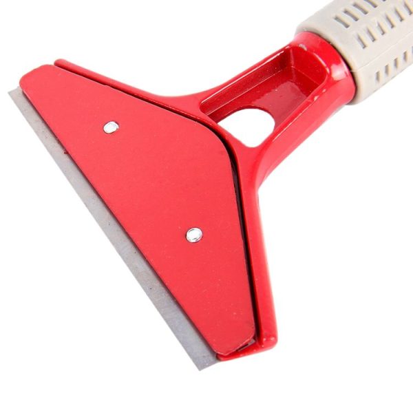 Pure Metal Blade Car Window Film Scraper Cleaner Tool Car Window Sun Visor Film Installation Tint Tool With Cover - Image 4