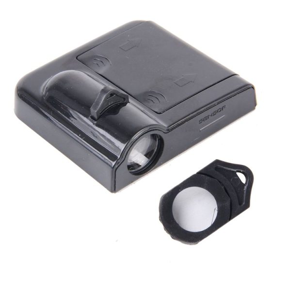 2 PCS LED Ghost Shadow Light, Car Door LED Laser Welcome Decorative Light, Display Logo for Volkswagen Car Brand (Black) - Image 5