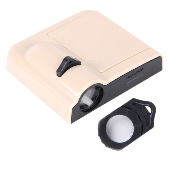 2 PCS LED Ghost Shadow Light, Car Door LED Laser Welcome Decorative Light, Display Logo for Citroen Car Brand (Khaki) - Image 5