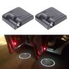 2 PCS LED Ghost Shadow Light, Car Door LED Laser Welcome Decorative Light, Display Logo for KIA K5 Car Brand (Black)