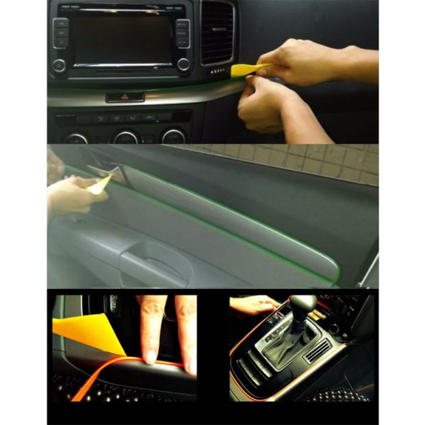2M Cold Light Flexible LED Strip Light For Car Decoration (Blue Light) - Image 6