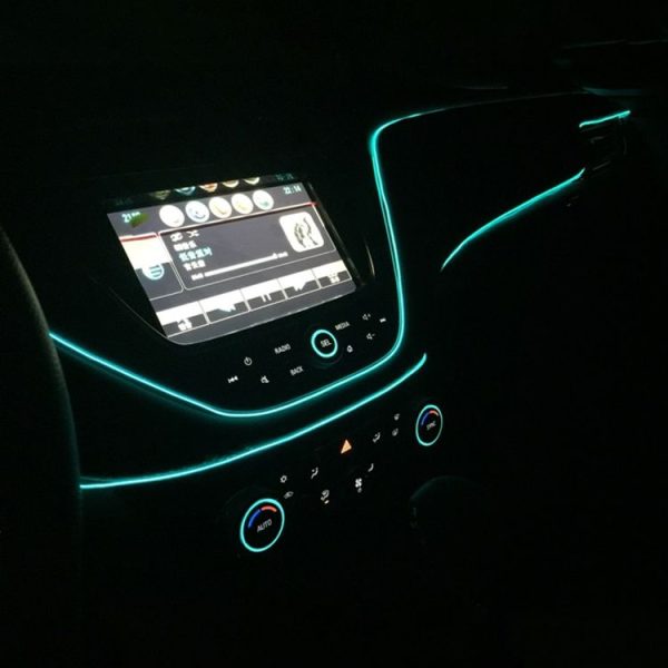 2M Cold Light Flexible LED Strip Light For Car Decoration (Blue Light) - Image 8