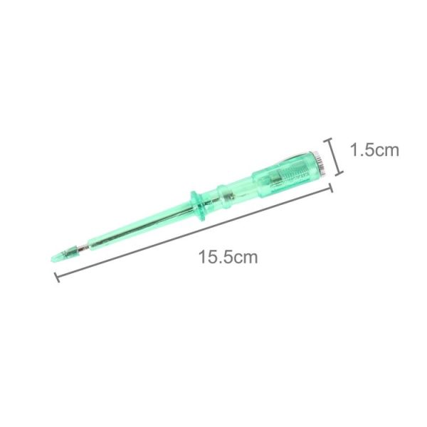 CNJB-85486 Circuit Tester and Electrical Voltage Detector Pen Set With Crocodile Clip And Replaceable Lamp 6-24V, Wire Length: 80cm - Image 3