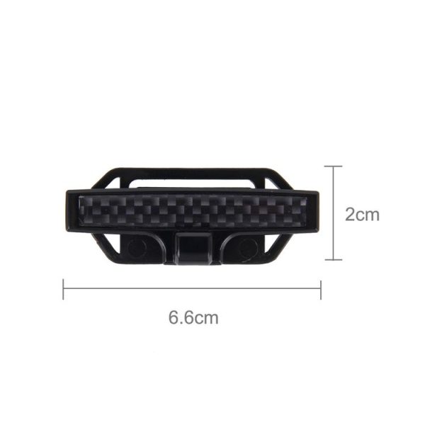 DM-013 2PCS Universal Fit Car Seatbelt Adjuster Clip Belt Strap Clamp Shoulder Neck Comfort Adjustment Child Safety Stopper Buckle (Black) - Image 3