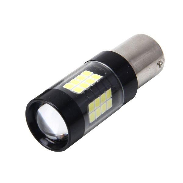 1156 / BA15S 7W 420LM 42LEDs DC 12V SMD-3528 Car Tail Bulb Turn Signal Auto Reverse Lamp Daytime Turn Running Light Car Source (White Light) - Image 2