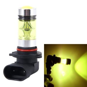 9006 10W 600 LM 3000K Car Fog Lights with 20 SMD-2835 LED Lamps, DC 12V (Gold Light)